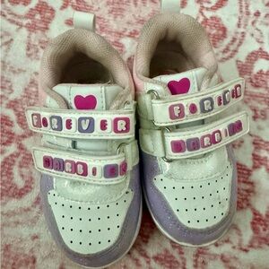 Barbie Kids Sneakers - White and Pink
